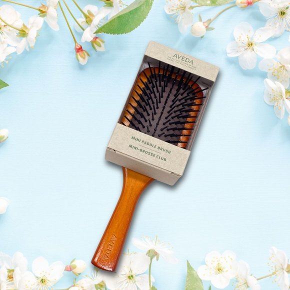 AVEDA Wooden Mini Paddle Brush - Picture 2 of 5